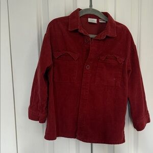 Zara Burgundy Corduroy Jacket